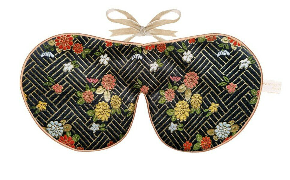 Silk Eco Archive Eye Mask — Japanese Black
