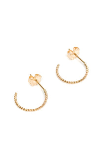 MyTwist Earrings Moon Mini — Gold 14k
